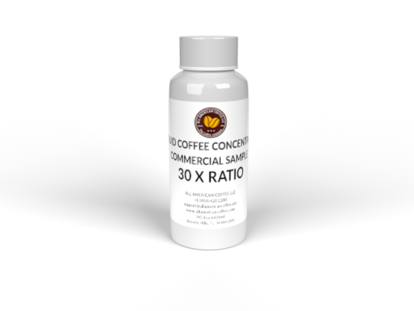 All American Coffee LLC - Liquid coffee concentrate sample